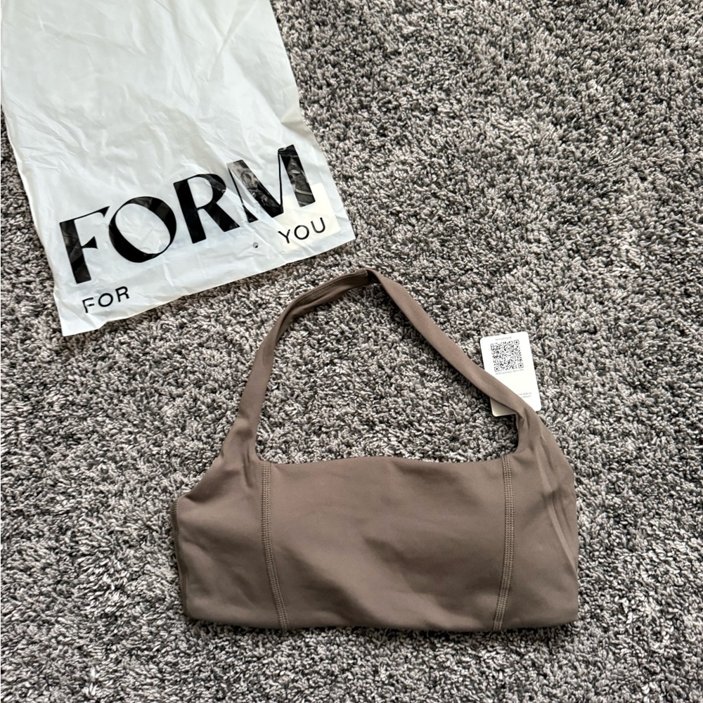 FORM Taupe Halter Sports Bra - Picture 6 of 6